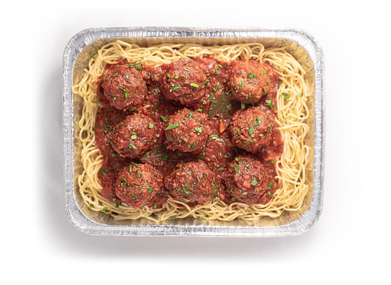 spaghetti and meatballs catering
